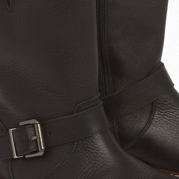 Bonpoint leather moto boot. Size 32 - Picture 3 of 10